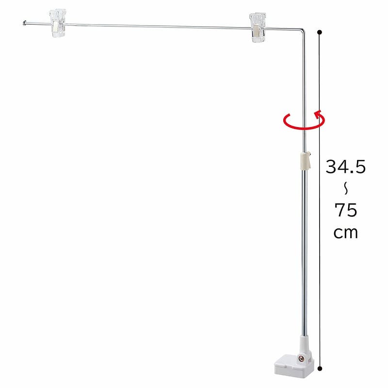 ストア・エキスプレス L型マグネットポップ立て 大 61-799-67-1 クロームメッキ 1個(ご注文単位1個)【直送品】