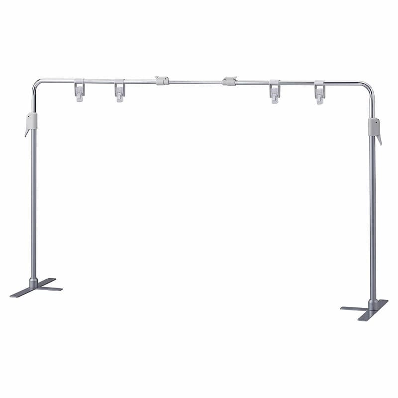 ストア・エキスプレス 卓上ポップスタンド 伸縮タイプ 61-772-40-1 シルバー 1台(ご注文単位1台)【直送品】