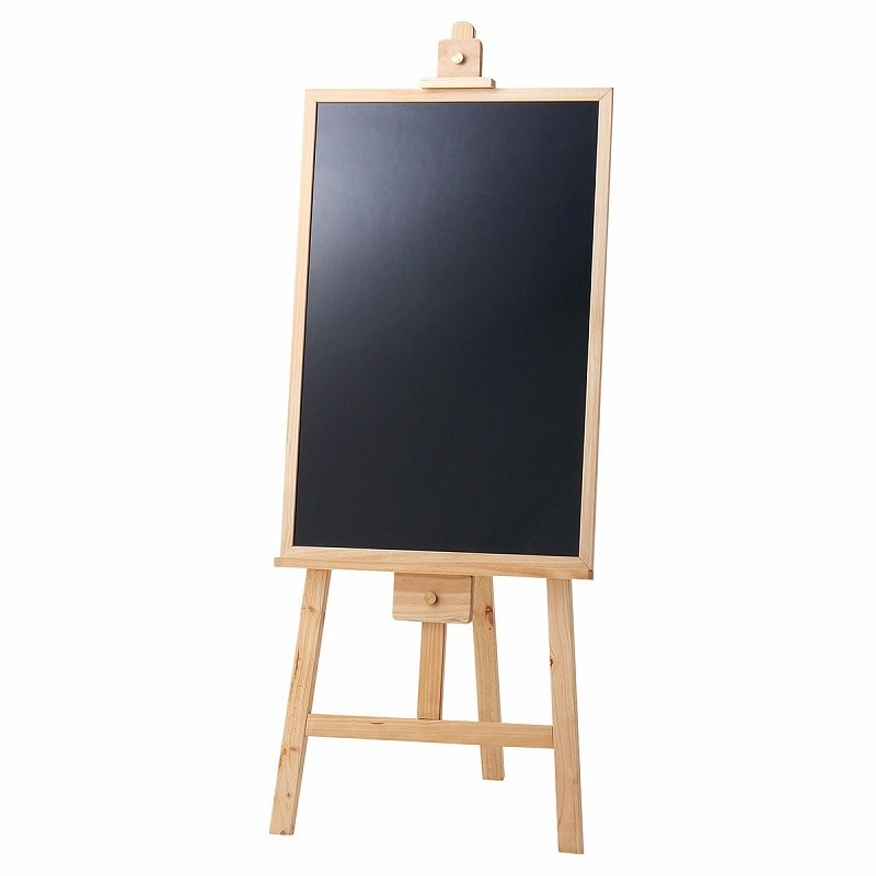 ストア・エキスプレス イーゼル＋ボードセット  61-222-4-3　ナチュラル 1セット（ご注文単位1セット）【直送品】