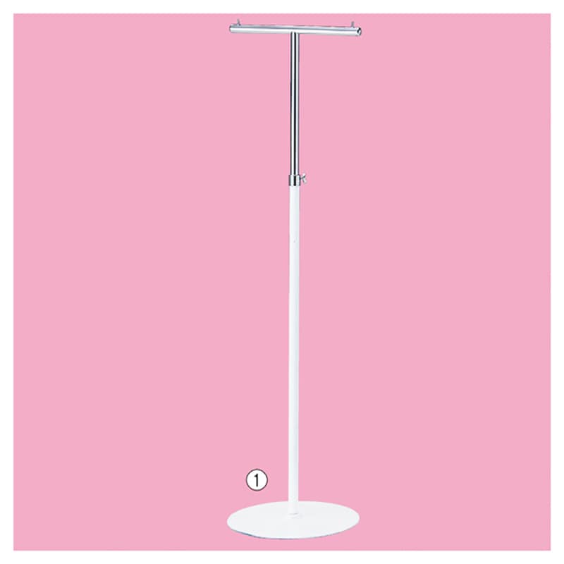 ストア・エキスプレス T字ハンガー　白 61-98-8-1 1台（ご注文単位1台）【直送品】