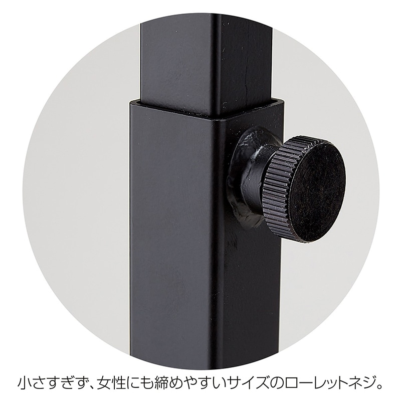 ストア・エキスプレス インハングタイプ ハンガーラック 角パイプ W120cm ホワイト 61-785-39-2 1台(ご注文単位1台)【直送品】