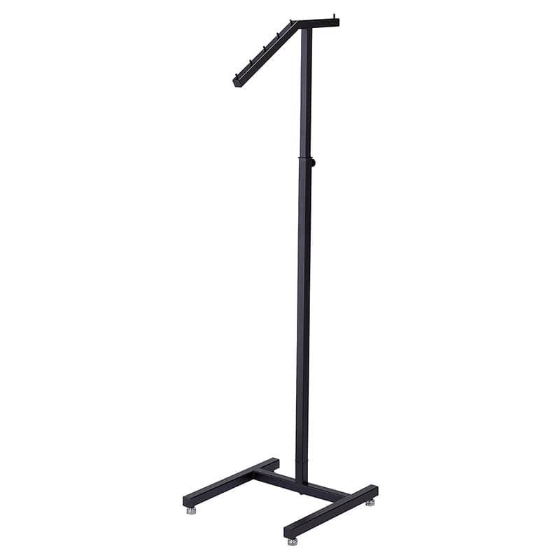 ストア・エキスプレス 傾斜ハンガーラック　角パイ プ　黒 61-785-43-2 1台（ご注文単位1台）【直送品】