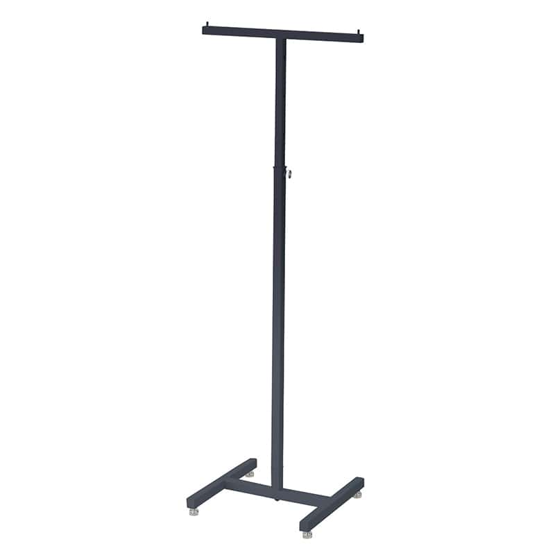 ストア・エキスプレス T字ハンガー　角パイ プ　黒 61-785-45-2 1台（ご注文単位1台）【直送品】