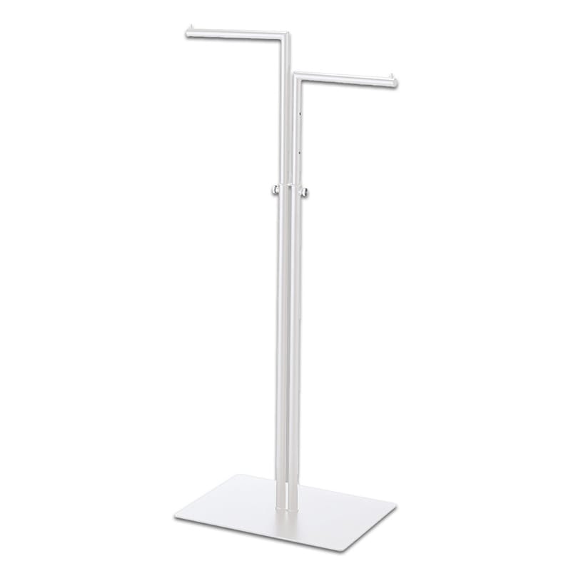 ストア・エキスプレス 2WAYハンガー　丸パイプ　直角　白 61-785-47-1 1台（ご注文単位1台）【直送品】