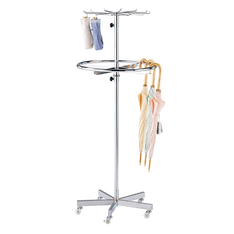 ストア・エキスプレス 2段ラウンド ハンガー 61-100-6-1 1台(ご注文単位1台)【直送品】