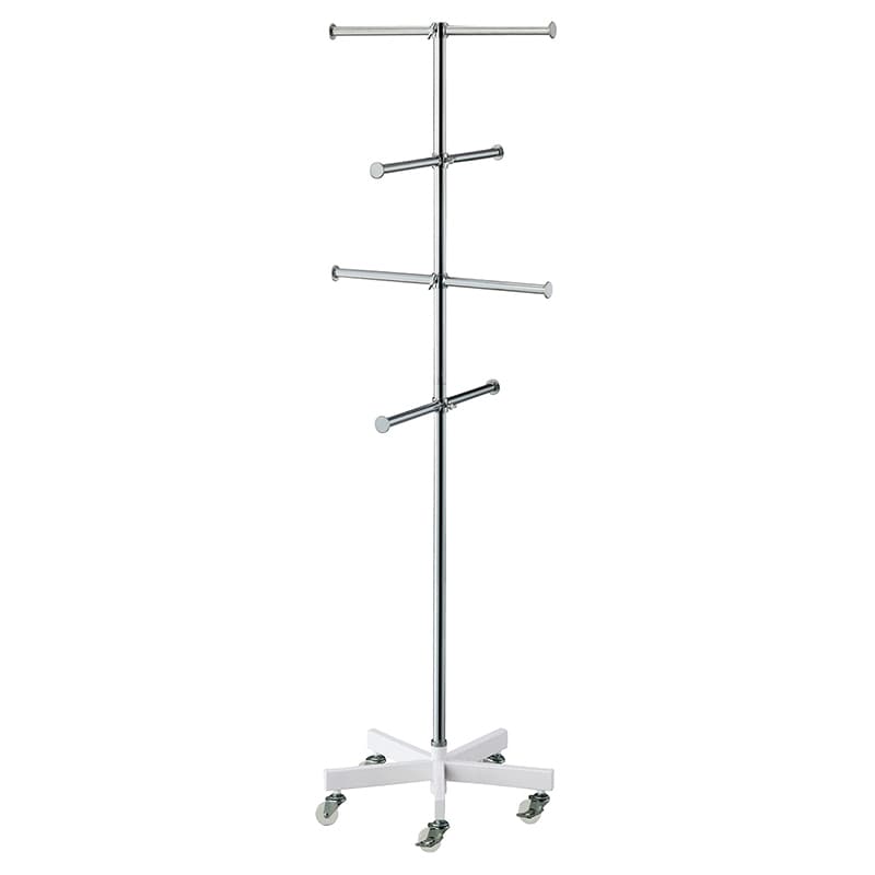 ストア・エキスプレス バッグツリーキャスター付キ ホワイト 61-101-6-1 1台(ご注文単位1台)【直送品】