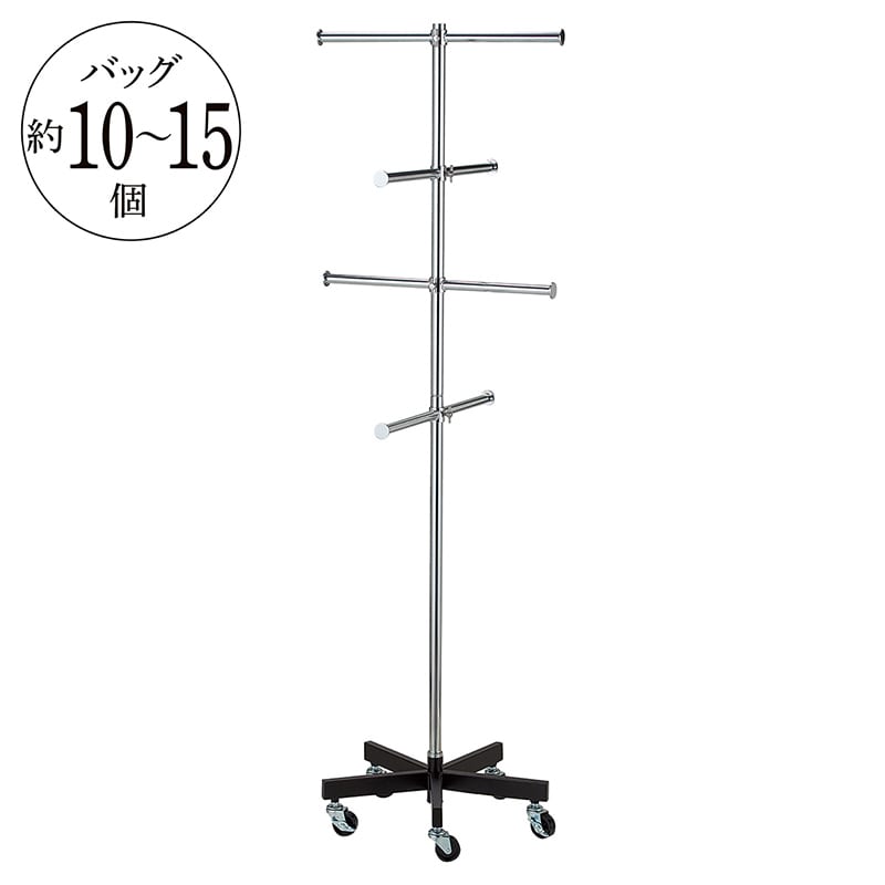 ストア・エキスプレス バッグツリーキャスター付キ　 ブラック 61-101-6-2 1台（ご注文単位1台）【直送品】