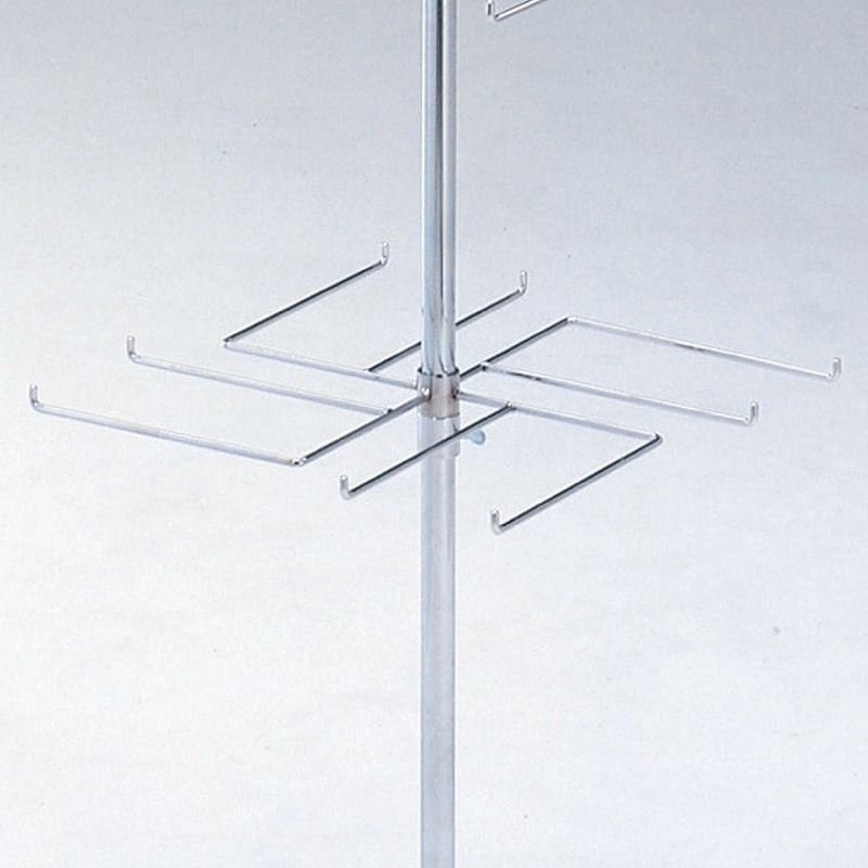 ストア・エキスプレス 卍4段回転小物掛け ホワイト 61-779-45-1 1台(ご注文単位1台)【直送品】