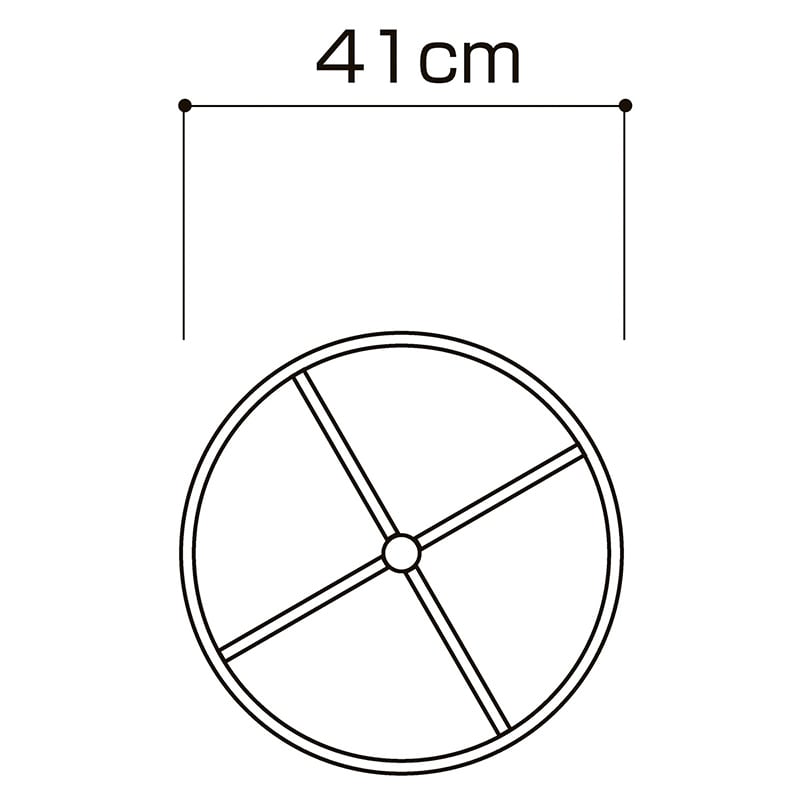 ストア・エキスプレス 円型4段回転小物掛け　ブラック 61-779-44-2 1台（ご注文単位1個）【直送品】