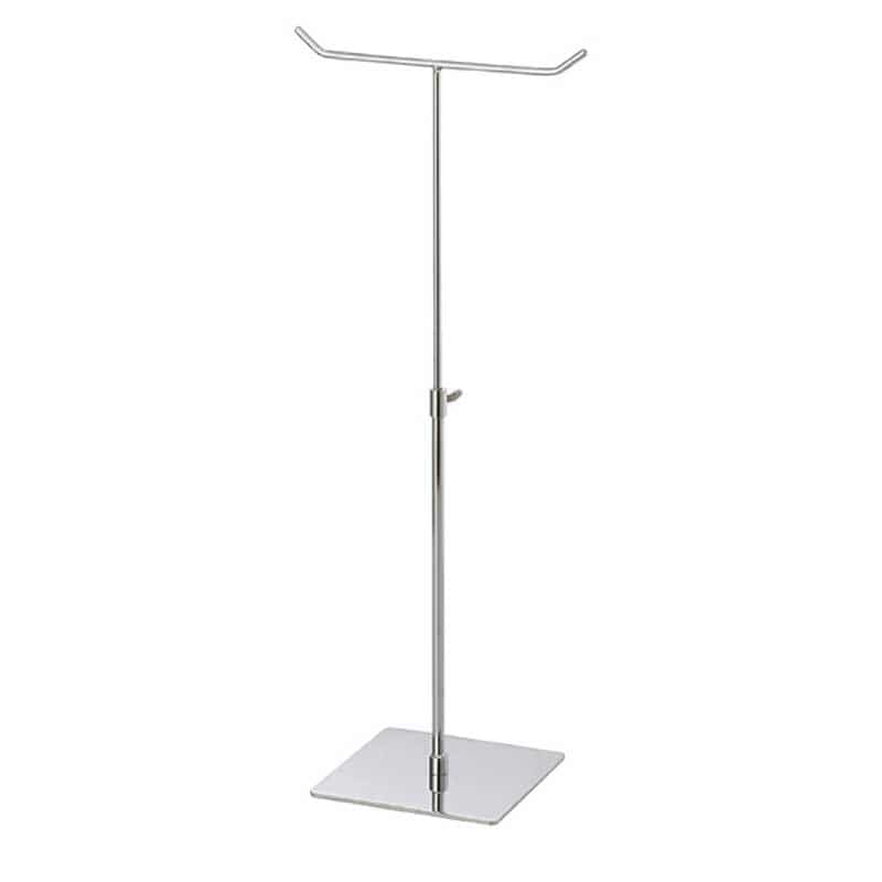 ストア・エキスプレス 卓上T字型スタンド クローム 61-163-14-1 1個（ご注文単位1個）【直送品】