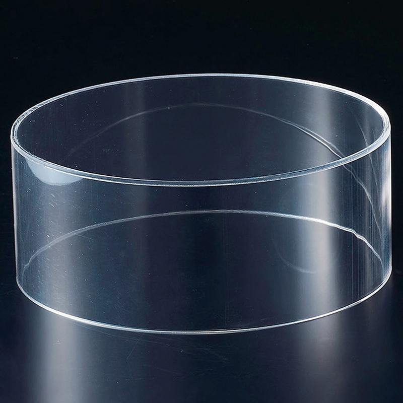 ストア・エキスプレス 丸型アクリルディスプレイ 直径25×H10cm 61-780-7-2 1個（ご注文単位1個）【直送品】
