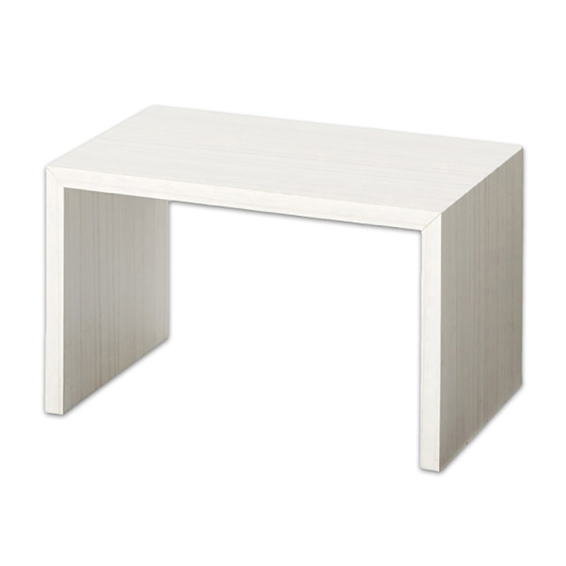 >ストア・エキスプレス 木製コの字ディスプレイ W20cm　ホワイトウッド 61-428-8-2 1個（ご注文単位1個）【直送品】