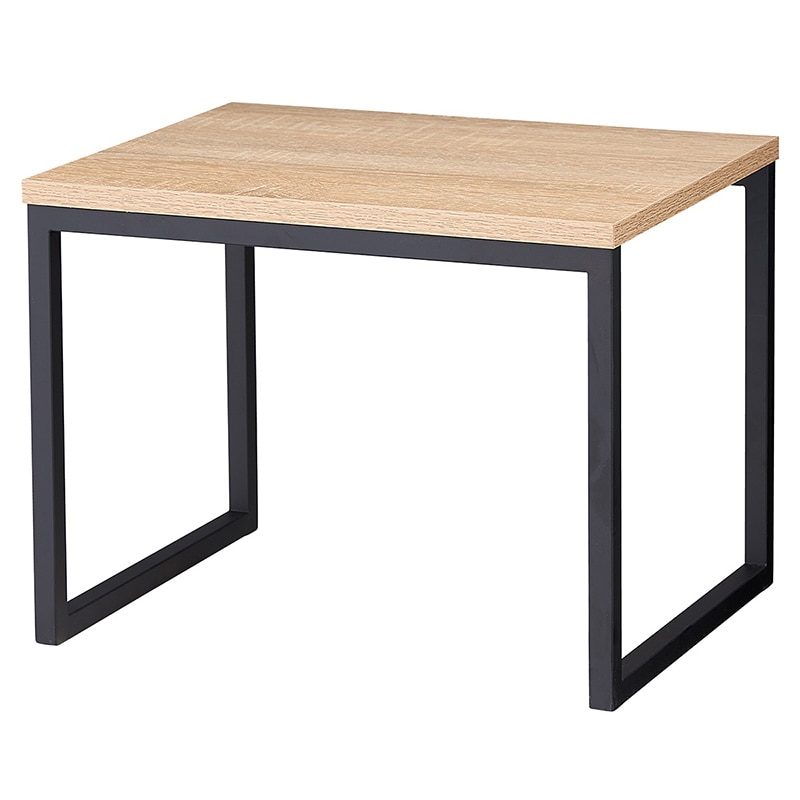 ストア・エキスプレス スチール脚コの字型ディスプレイ ラスティック×黒脚 61-798-83-7 1個（ご注文単位1個）【直送品】