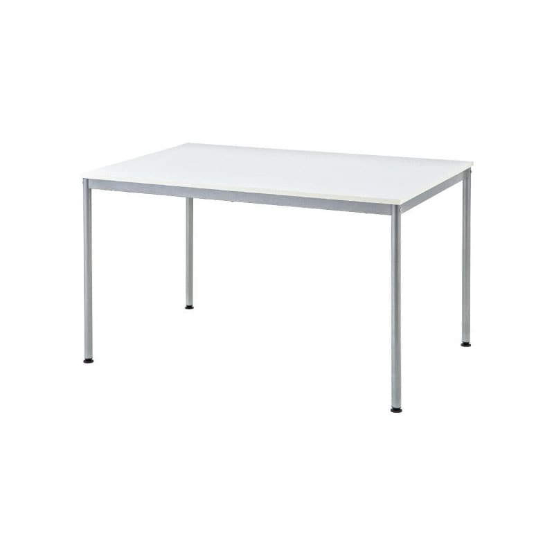 ストア・エキスプレス ミーティングテーブル ホワイト W120cm 61-554-89-1 1台(ご注文単位1台)【直送品】