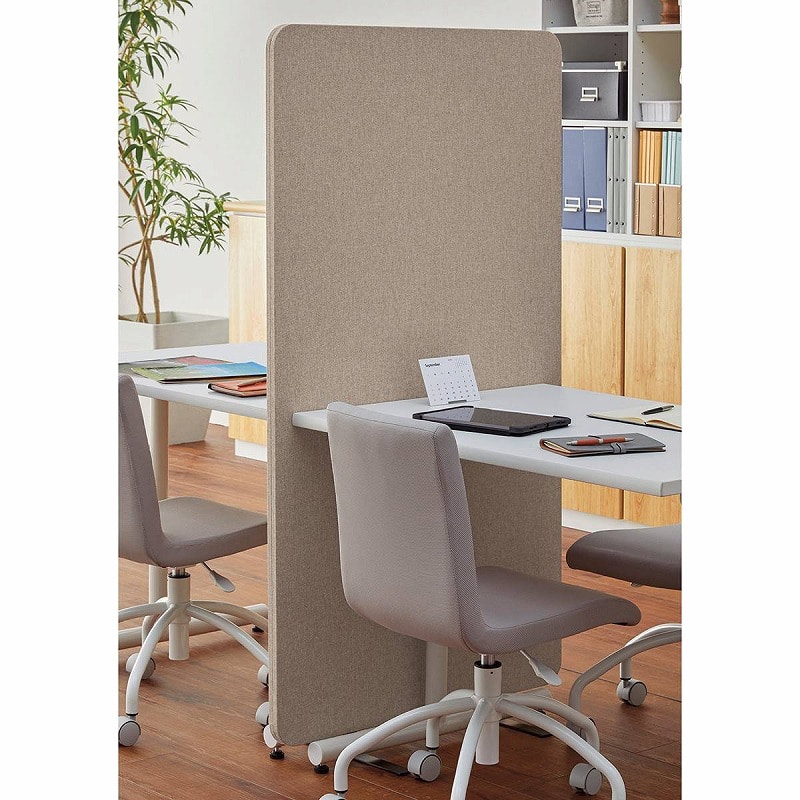 ストア・エキスプレス 吸音パーティション単体　ベージュ  61-755-74-1 1台（ご注文単位1台）【直送品】