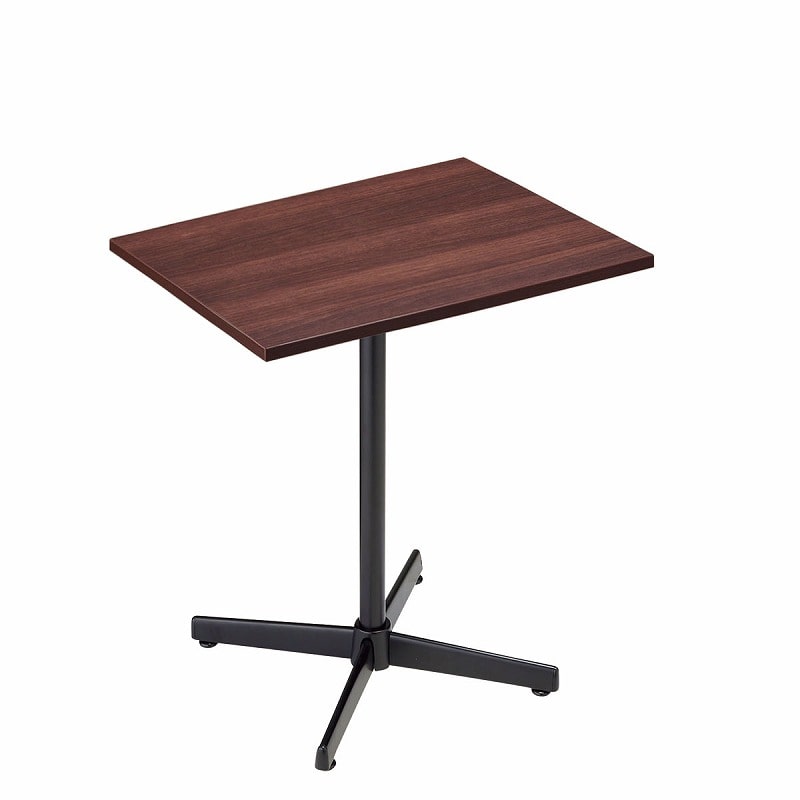 ストア・エキスプレス カフェテーブル ブラウン ブラック脚 61-785-2-2 1台(ご注文単位1台)【直送品】