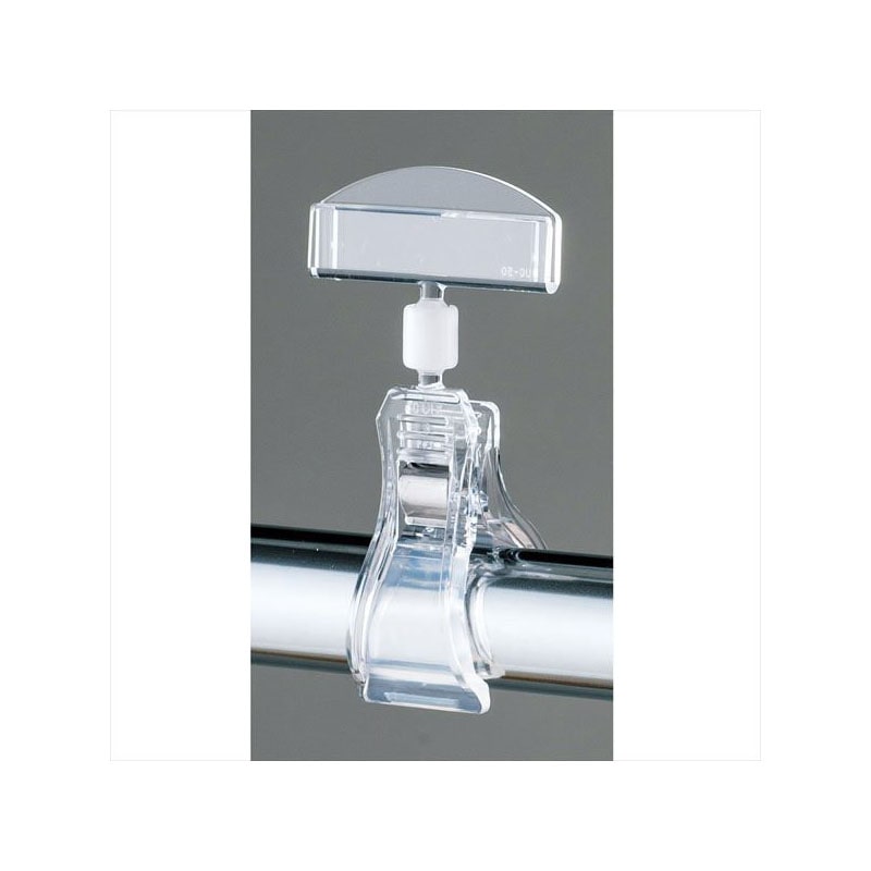 ストア・エキスプレス クリップポップスタンド クリア H10cm 61-204-2-1 10個 1組(ご注文単位1組)【直送品】