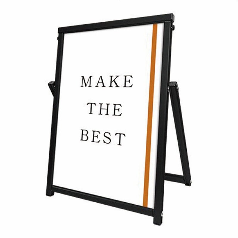 【直送品】ストア・エキスプレス 屋外対応　コンパクトポスタースタンド A2　ブラック 61－799－95－2 1台（ご注文単位1台）