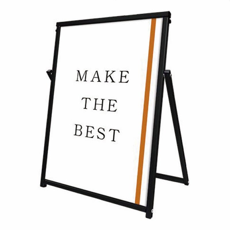 ストア・エキスプレス 屋外対応　コンパクトポスタースタンド A1　ブラック 61-799-95-8 1台（ご注文単位1台）【直送品】