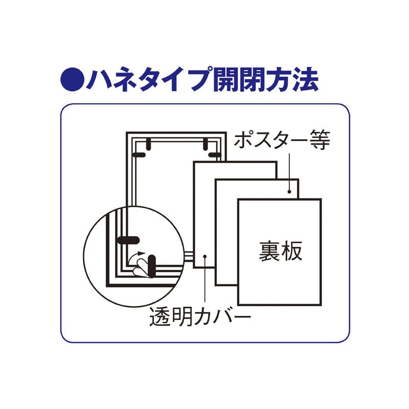 ストア・エキスプレス 軽量木製ポスターパネル UVカット B2 ブラウン 61-220-2-6 1枚(ご注文単位1枚)【直送品】