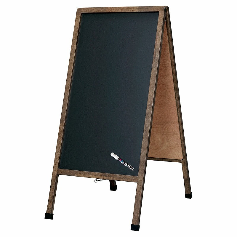 ストア・エキスプレス アンティークA面ボード(両面仕様) 大 ブラウン 61-546-75-2 1台(ご注文単位1台)【直送品】