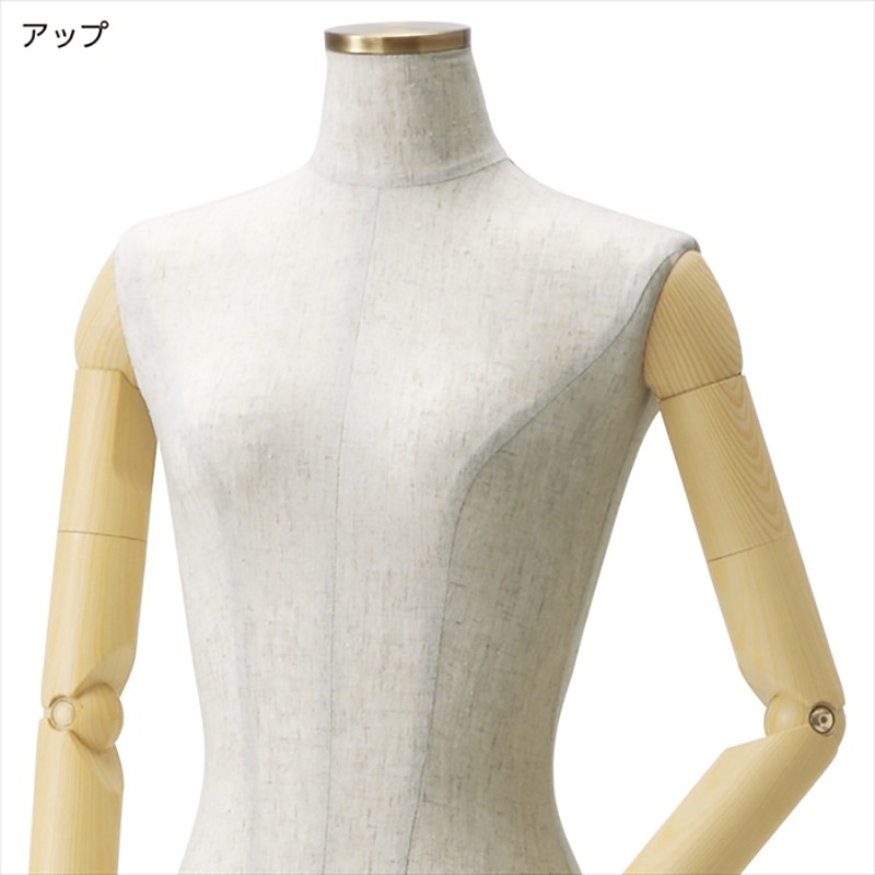 ストア・エキスプレス 婦人腕付き芯地張トルソー 9号 61-179-4-1 1台（ご注文単位1台）【直送品】