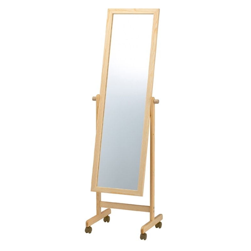 ストア・エキスプレス ローコスト木製ミラー ナチュラル 61-134-6-1 1台（ご注文単位1台）【直送品】