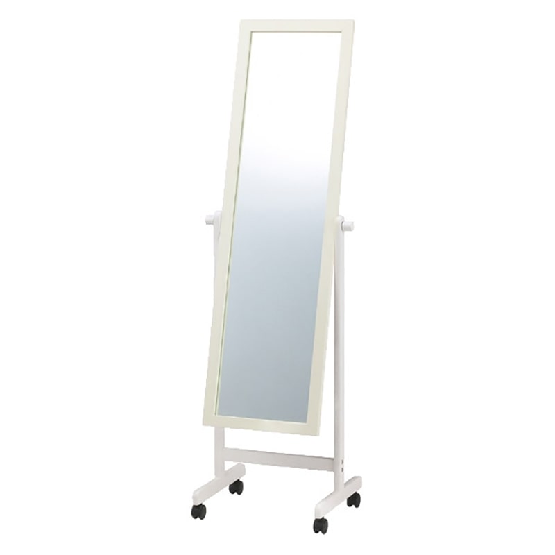 ストア・エキスプレス ローコスト木製ミラー ホワイト 61-134-6-2 1台（ご注文単位1台）【直送品】