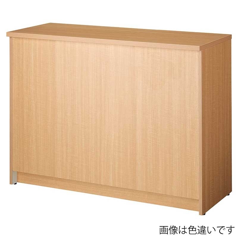 ストア・エキスプレス 木製カウンター　W120cm ホワイト 61-798-27-1 1台（ご注文単位1台）【直送品】