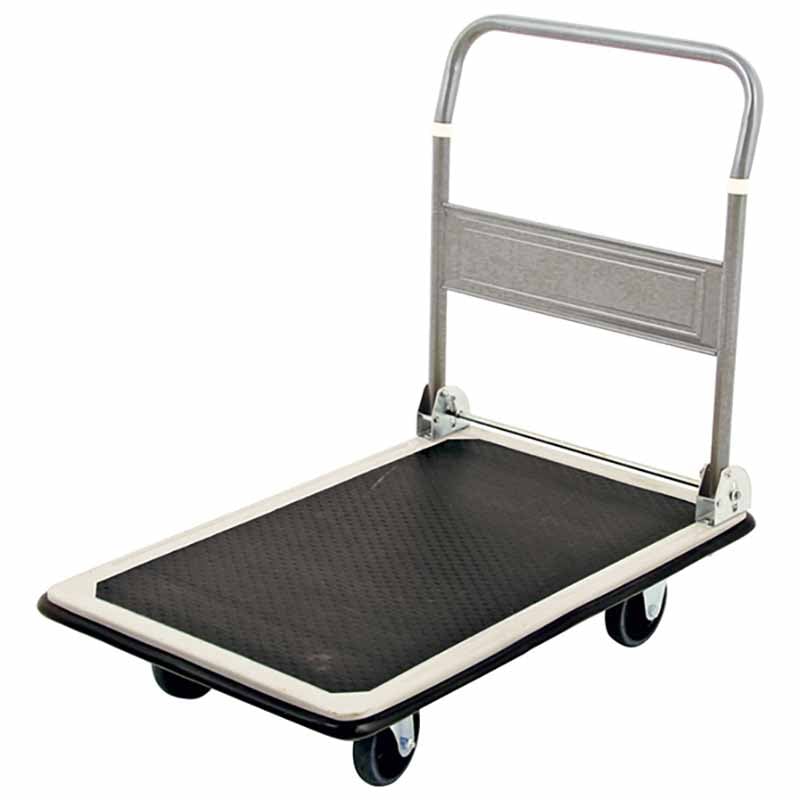 ストア・エキスプレス 折りたたみ式スチール製台車 耐荷重150kg 61-436-69-3　2台 1セット（ご注文単位1セット）【直送品】