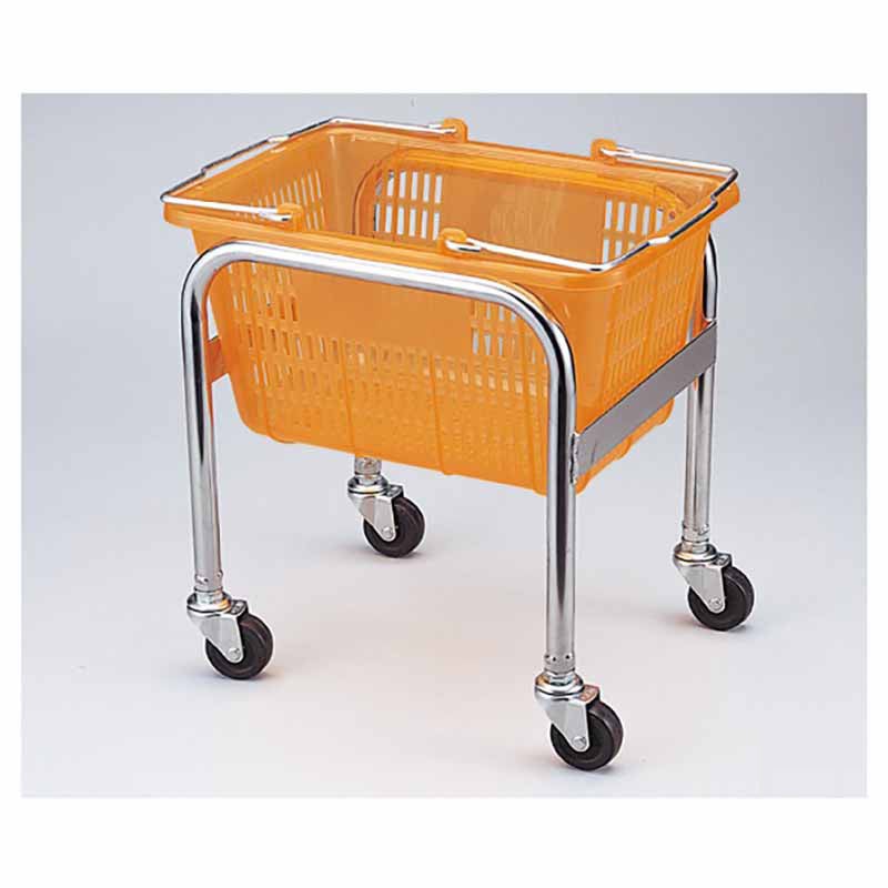 ストア・エキスプレス スケルトンミニバスケット 10リットル専用置き台 61-551-55-7 1台(ご注文単位1台)【直送品】