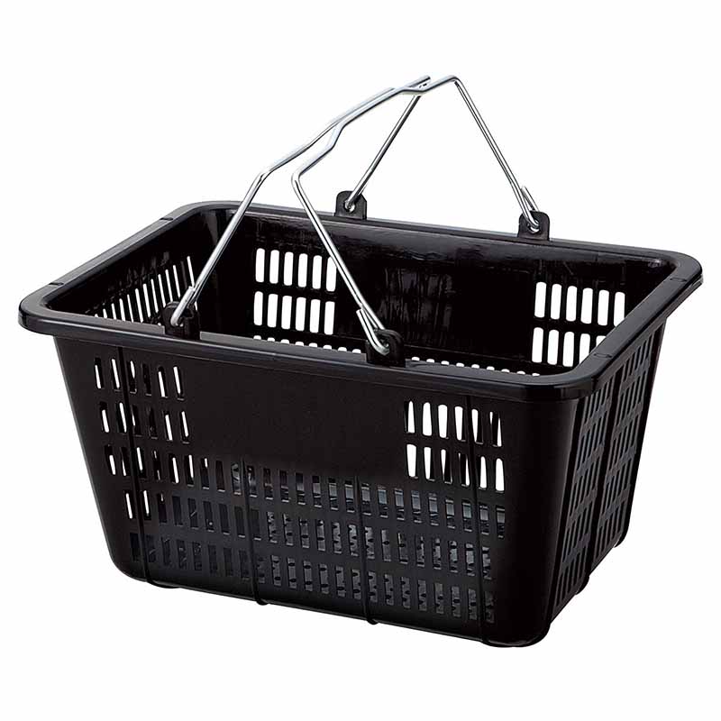 ストア・エキスプレス ミニバスケット 10リットル ブラック 61-802-44-1 10個入 1セット(ご注文単位1セット)【直送品】