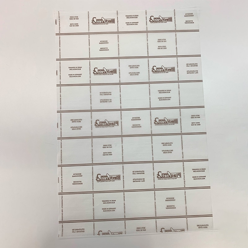 BRANOPAC　シリコンベーキングペーパー　柄入 395×595　300枚/束（ご注文単位5束）【直送品】