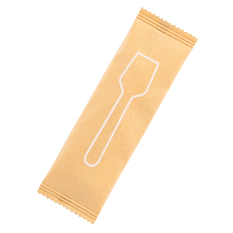 木製角スプーン 未晒完封 95mm 白樺 250015 100本/袋(ご注文単位20袋)【直送品】