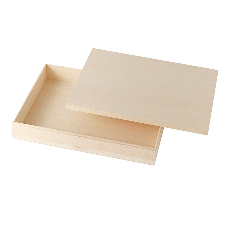 アペックスハート 木箱　COCO　無地 大 1069-0015　12個/袋（ご注文単位1袋）【直送品】