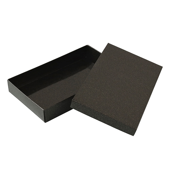 大成パック 折箱 黒金砂目 かぶせフタセット 2人用 KS#9 無地 A-534 25セット/袋(ご注文単位4袋)【直送品】