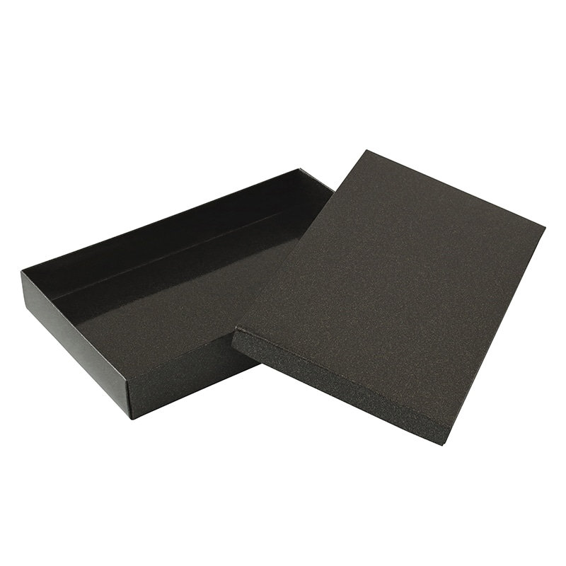 大成パック 折箱 黒金砂目 かぶせフタセット 3人用 KS#10 無地 A-535 25セット/袋(ご注文単位4袋)【直送品】