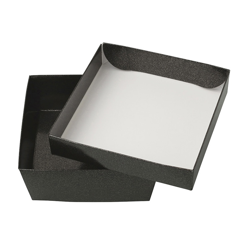 大成パック ちらし折 黒金砂目 かぶせフタセット 無地 A-554 20セット/袋(ご注文単位5袋)【直送品】