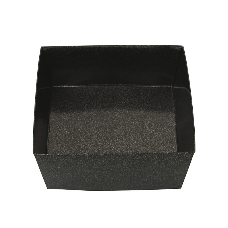 大成パック ちらし折 黒金砂目 透明フタセット A-556 20セット/袋(ご注文単位10袋)【直送品】