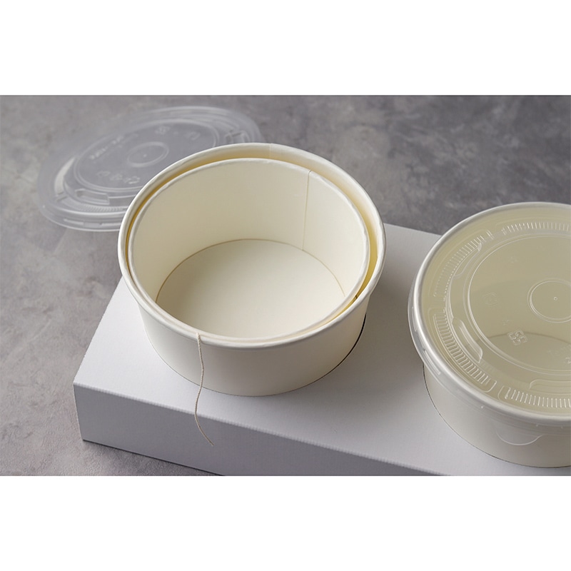 ヨシザワ カップ容器 蒸熱BOX ぺアカップ 専用ホルダー付き S紐付きセルフタイプ 50個/ケース(ご注文単位1ケース)【直送品】