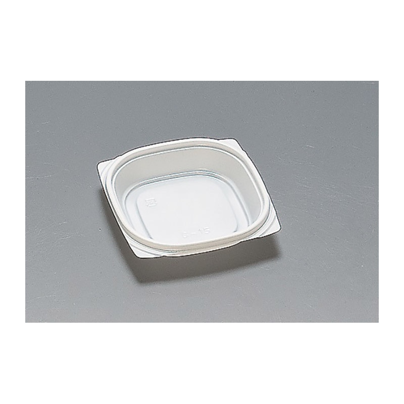 福助工業 惣菜容器　Fカップ　蓋・本体 C-15W  50枚/束（ご注文単位24束）【直送品】