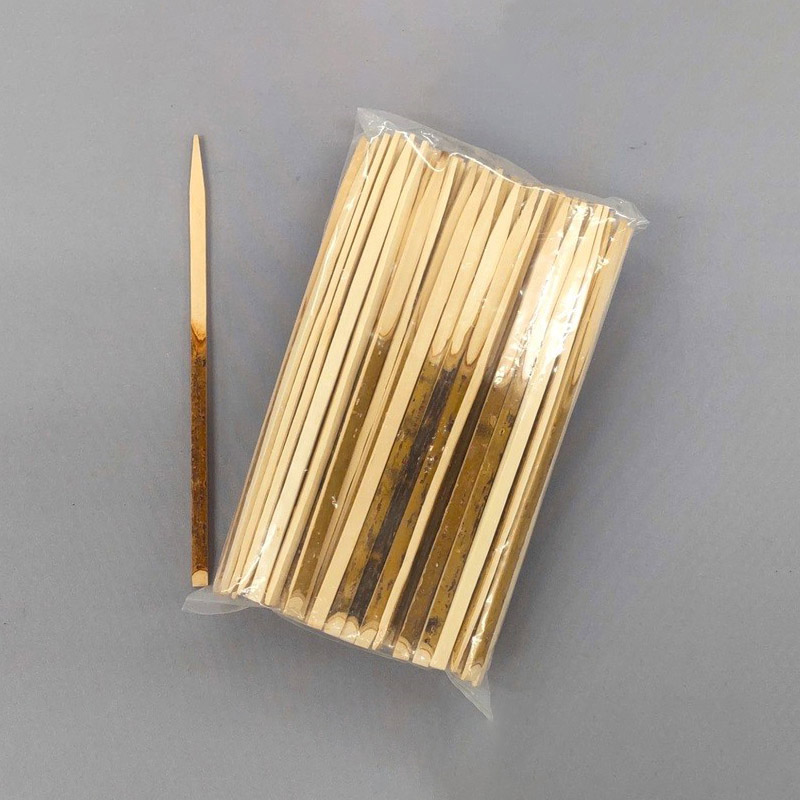 カトウ物産 菓子ようじ黒文字 180mm 3957 100本/1パック(ご注文単位5パック)【直送品】