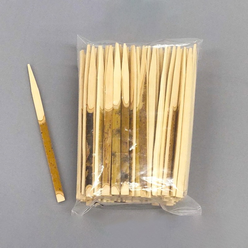 カトウ物産 菓子ようじ黒文字 90mm 3971 100本/ 1パック (ご注文単位5パック)【直送品】