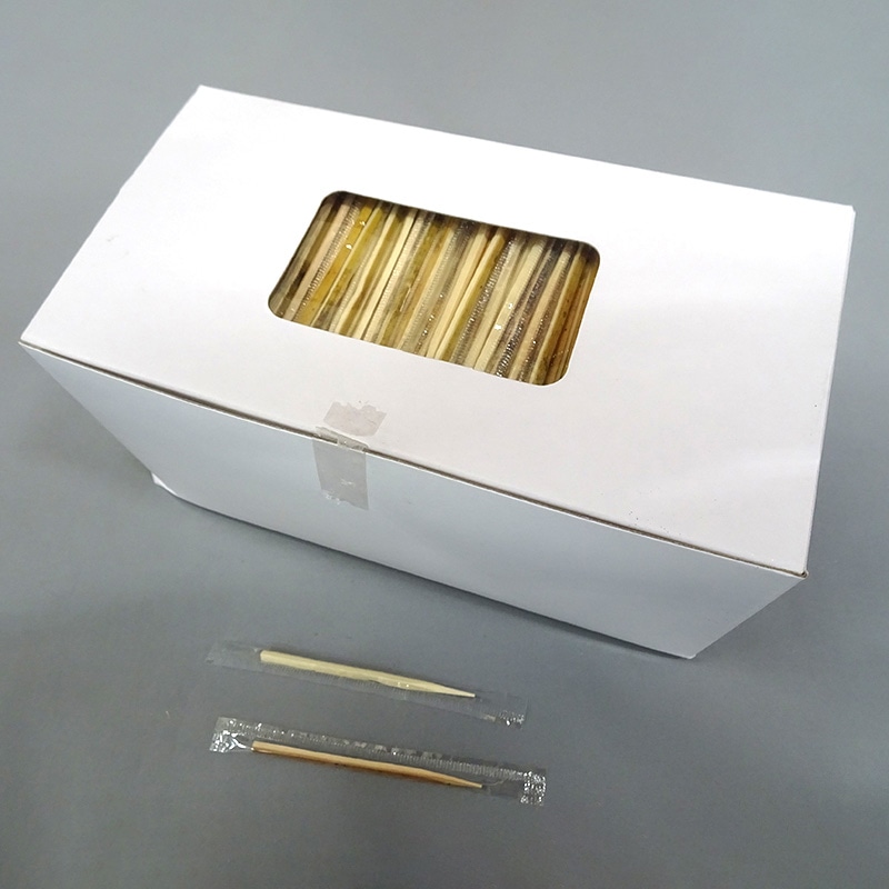 カトウ物産 菓子ようじ黒文字 OPP完封 60mm 3977 1000本/1箱(ご注文単位1箱)【直送品】