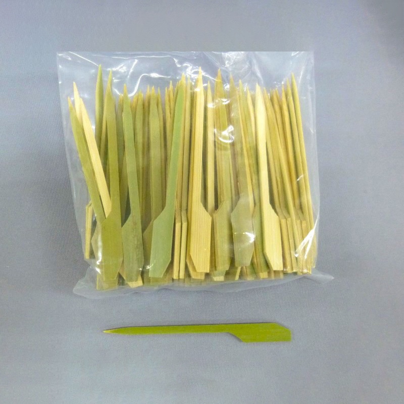 カトウ物産 鉄砲串　巾7.5mm 70mm　3050 100本/1パック （ご注文単位5パック）【直送品】