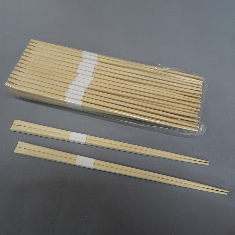 カトウ物産 竹角箸　天削　白帯 23.5cm 5568 100膳/1パック （ご注文単位1パック）【直送品】