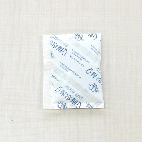 保冷剤 クールアイス 不織布フィルム 40g CIF 40 65個/パック(ご注文単位8パック)【直送品】