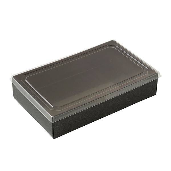 大成パック 折箱　雅　透明フタセット 1人半用　＃8－W A－573 25セット/袋（ご注文単位8袋）【直送品】