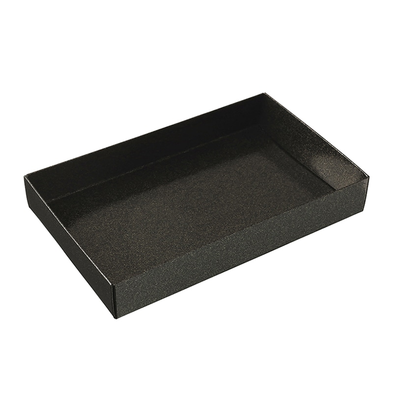 大成パック 浅折830　透明フタセット 黒 S－830 30セット/袋（ご注文単位10袋）【直送品】