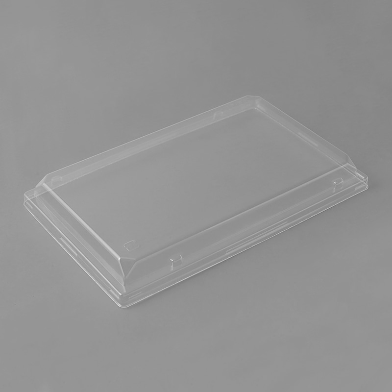 大成パック 浅折830　透明フタセット 黒 S－830 30セット/袋（ご注文単位10袋）【直送品】